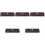 5Pièces Étuis Transport Harmonica Noir Compact Protection Anti-Chocs 3