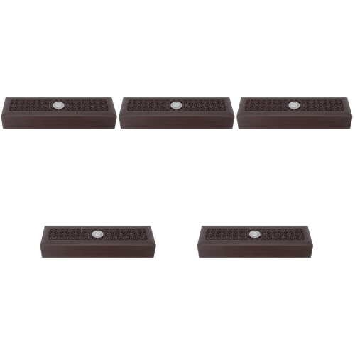 5Pièces Étuis Transport Harmonica Noir Compact Protection Anti-Chocs 2