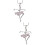 2Pièces Ballet Pendentif Ballerine Décor Élégant 7