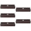 5Pièces Étuis Transport Harmonica Noir Compact Protection Anti-Chocs 11