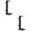 2Pièces Support Casque Noir Multifonction Pour Accessoires Audio 6