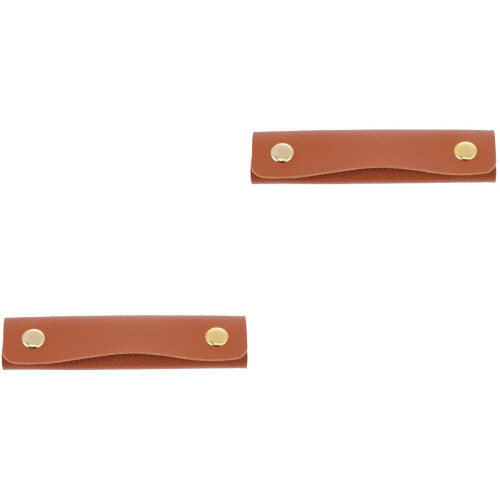 2Pièces Manchons Poignées En Cuir PU Protection Antidéformation 2