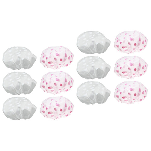 12Pièces Bonnet De Douche Femme Design Mode 1