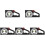 5Pièces Compteur Angle Toit Résistant Mesure Usage Extérieur 3