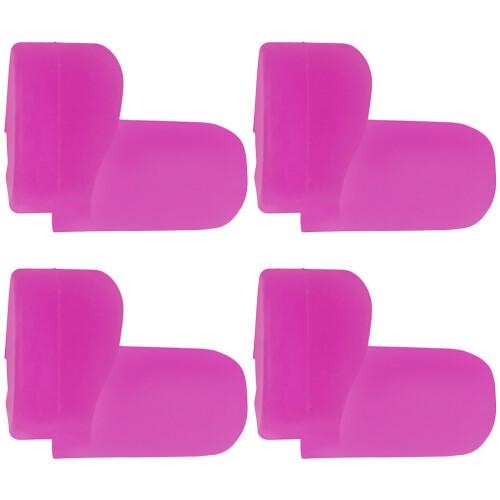 8Pièces Repose-Pouce Et Doigts Silicone Rose Pour Clarinette 2