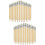 100Pièces Crayons Khaki Courts Enfants Bois Effaçables Usage 7