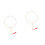 2Pièces Éventails Créatifs Bois Multicolores Pour Activités Manuelles 4