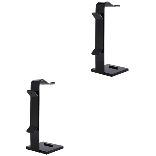 2Pièces Support Casque Noir Multifonction Pour Accessoires Audio 2