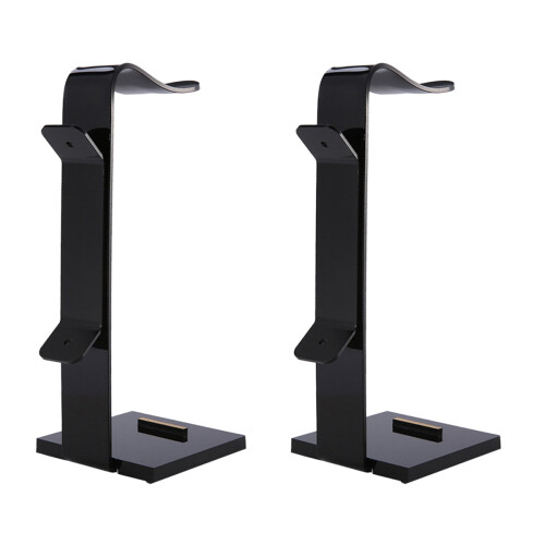2Pièces Support Casque Noir Multifonction Pour Accessoires Audio 1