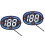 2Pièces Compteur Vitesse Digital Auto Noir Pièce+abs GPS Hud 5