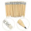 100Pièces Crayons Khaki Courts Enfants Bois Effaçables Usage 8