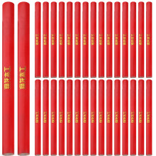 200Pièces Crayons Ovale Pour Menuisiers Rouge Bois Résistant Usine