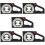 5Pièces Compteur Angle Toit Résistant Mesure Usage Extérieur 9