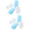 8Pièces Manchette Silicone Blanche Anti-Casse Protection Bébé 5