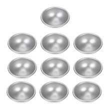 20Pièces Moules Aluminiums Argentés Pour Bombes Sels De Bain DIY