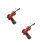 2Pièces Violon Miniature Bois Marron Figures Artisanales Décor Maison 8