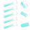 24Pièces Embouts Lentilles Vert Silicone Souple Pour Usage 3