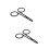2Pièces Pince À Épiler Noire Pour Sourcils Usage 6