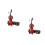 2Pièces Violon Miniature Bois Marron Figures Artisanales Décor Maison 6