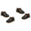 2Paires Chaussures Bébé Hiver Pré- Flexible Noir 7