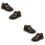 2Paires Chaussures Bébé Hiver Pré- Flexible Noir 5