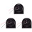 3Pièces Niveau Carburant Noir Compatible Bateau 12V 2