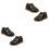 2Paires Chaussures Bébé Hiver Pré- Flexible Noir 3