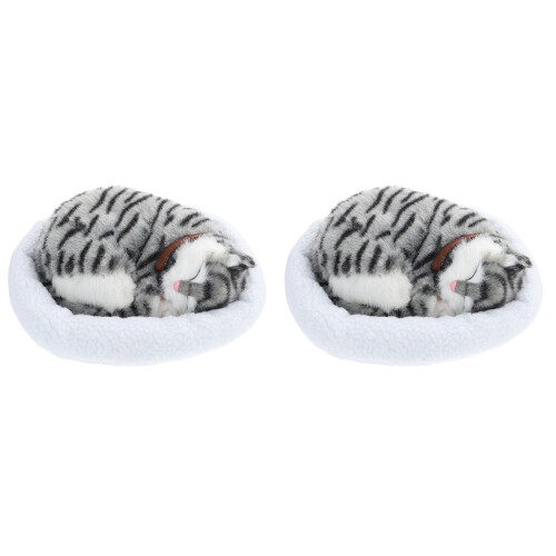 2Pièces Chat Simulé Décoratif Pour Chambre Colorée 2