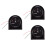 3Pièces Niveau Carburant Noir Compatible Bateau 12V 5