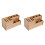 2Pièces Support Bois Rangement Peignes Ciseaux Accessoires Coiffeur 3