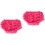 2Pièces Couvre-Couches Bébé Coton Rose À Arrière 4