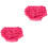 2Pièces Couvre-Couches Bébé Coton Rose À Arrière 3