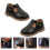 2Paires Chaussures Bébé Hiver Pré- Flexible Noir 9