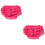 2Pièces Couvre-Couches Bébé Coton Rose À Arrière 6