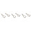 300Pièces Clips Longue Durée Pour Rc Car Model Argent 1/10 4