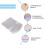 300Pièces Sacs Thermorétractable En PVC Transparent Durable 7