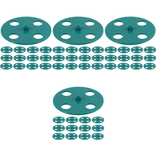 80Pièces Ventilations Plastique Vert Pot Plante Jardin Durable 2