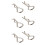 300Pièces Clips Longue Durée Pour Rc Car Model Argent 1/10 7