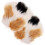 2Paires Mitaines Patte Chat Cosplay Confortable Coloré 3