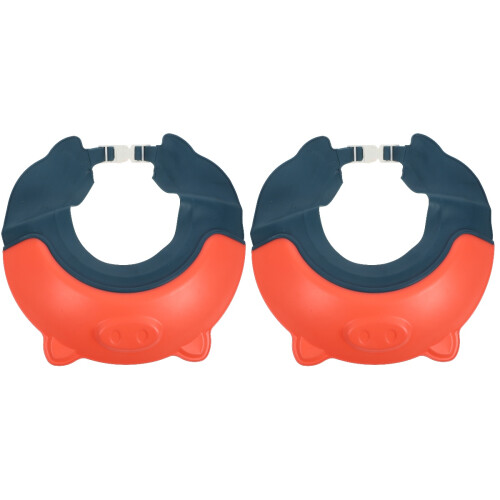 2Pièces Chapeaux Shampooing Bébé Drainage Anti-Écoulement Multicolores 1