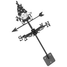 4St Zwarte Ijzeren Windrichtingaanwijzer Voor Buiten En Garage