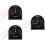 3Pièces Niveau Carburant Noir Compatible Bateau 12V 6