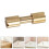 4Pcs Golden Handle Rivet Screws Durable Brass Fixer for Home Use 9