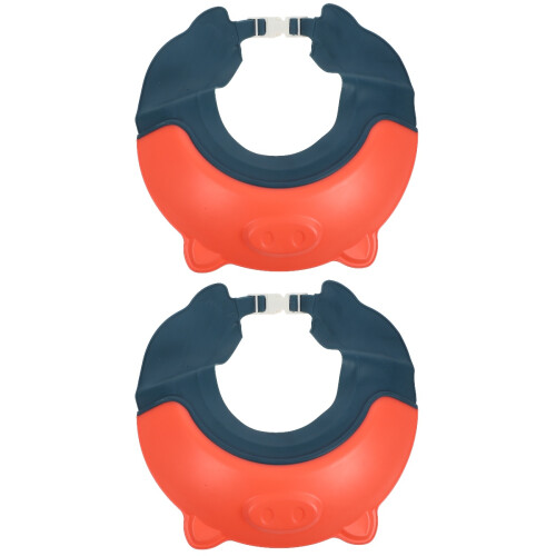 2Pièces Chapeaux Shampooing Bébé Drainage Anti-Écoulement Multicolores 2