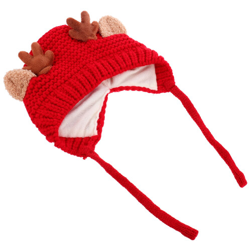 2Pièces Bonnet Tricoté Bois 1