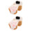 2Paires Mitaines Patte Chat Cosplay Confortable Coloré 6