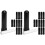 24Pièces Bâtons Inhalateurs PP Noir Usage Portable 4