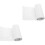 2Pièces Décoration Plinthe PVC Flexible Auto-Adhésive Murale 6