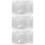 3Ensembles Brosses Blanches Silicone Portables Pour 7