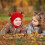 2Pièces Bonnet Tricoté Bois 8